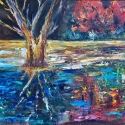 Treefall, 14x18, Oil on Canvas