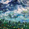 Summer Sky, 18x24, oil on canvas