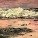 Town Line Beach 2, 15x30, oil on canvas