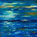 Abstract Beach 2, 20 x 20