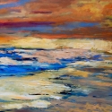 Beach at Twilight, 18x24