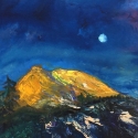 Moonrise, 12 x 14