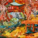 Pagoda Garden, 18x24
