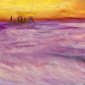 Purple Seas, 14x18