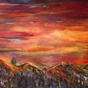 Rockies Sunset, 24 x 30