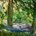 Rose's Bridge, 18x24, commissioned