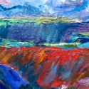 Shimmer Cliff, 12 x 24