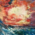 Sunburst, 11x14, oil