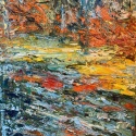 Creek Lights, 18x24, oil on canvas