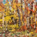 Vermont Leaves, 11x14, oil on canvas