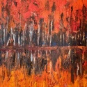 Autumn Red, 30x40, oil on canvas