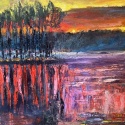 Sunset Spectrum, 20x24, oil on canvas